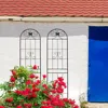 Streamdale Furniture Streamdale 2-pack 86.7" Metal Garden Trellis - Climbing Plant Support