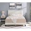 Streamdale Furniture Streamdale 2-piece Bedroom Set, Plush 3d Upholstered Bed With Nightstand, Full