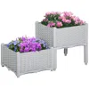 Streamdale Furniture Streamdale 2 Piece Raised Garden Bed With Legs