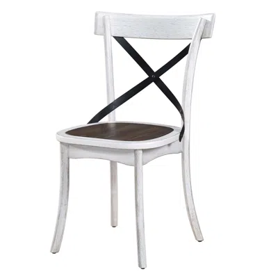 Streamdale Furniture Streamdale 2-piece Rustic Retro Dining Side Chair
