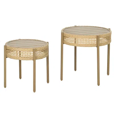 Streamdale Furniture Streamdale 2 Piece Wicker Patio Table Set