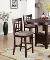 Streamdale Furniture Streamdale 2 Solid Wood Counter Height Dining Chairs