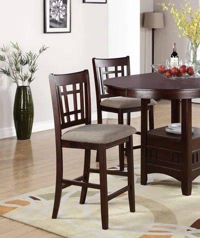 Streamdale Furniture Streamdale 2 Solid Wood Counter Height Dining Chairs