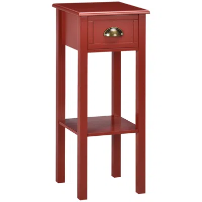 Streamdale Furniture Streamdale 2-tier Side Table With Drawer