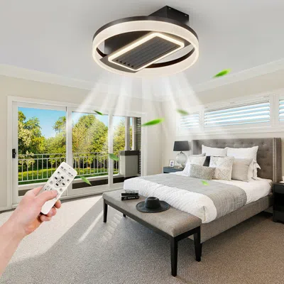 Streamdale Furniture Streamdale 20" Bladeless Ceiling Fan With Remote