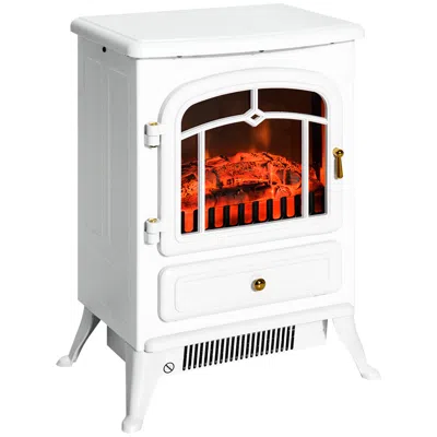 Streamdale Furniture Streamdale 22" Electric Fireplace Heater In White