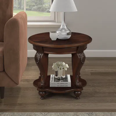 Streamdale Furniture Streamdale 22" Retro Round End Table