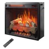 Streamdale Furniture Streamdale 23" Infrared Electric Fireplace Insert W/log & Remote