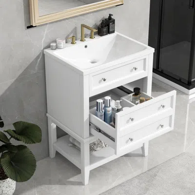 Streamdale Furniture Streamdale 24" Bathroom Vanity With Sink & Storage