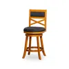 Streamdale Furniture Streamdale 24" Counter Height X-back Swivel Stool