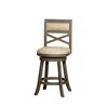 Streamdale Furniture Streamdale 24" Counter Height X-back Swivel Stool