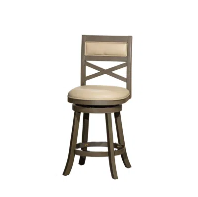 Streamdale Furniture Streamdale 24" Counter Height X-back Swivel Stool