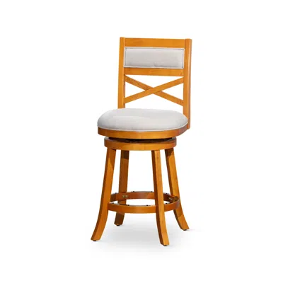 Streamdale Furniture Streamdale 24 Counter Height X-back Swivel Stool