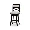Streamdale Furniture Streamdale 24" Counter Height X-back Swivel Stool