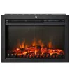 Streamdale Furniture Streamdale 24" Electric Fireplace Insert With Realistic Flame & Remote Control
