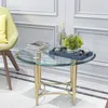 Streamdale Furniture Streamdale 24 Inch Round Tempered Glass Table Top Clear Glass 3/8" Inch Thick