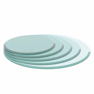 Streamdale Furniture Streamdale 24" Round Tempered Glass Table Top - 1/2" Thick