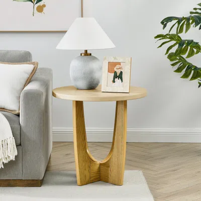Streamdale Furniture Streamdale 25" Round End Table Versatile Table For Every Room