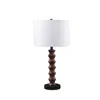 Streamdale Furniture Streamdale 27.5" In Coastal Littoral Wood Insp Modern Table Lamp