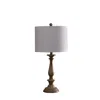 Streamdale Furniture Streamdale 27.5" In Coastal Wood Effect Polyresin Table Lamp