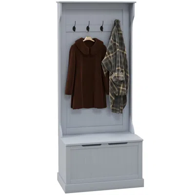 Streamdale Furniture Streamdale 28" 3-in-1 Entryway Hall Tree With Storage Bench