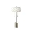 Streamdale Furniture Streamdale 28" In Legeme Mid Century Danish 2-light Steel Pull Chain Table