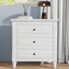 Streamdale Furniture Streamdale 3-drawer Nightstand Storage Wood Cabinet
