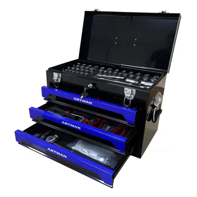 Streamdale Furniture Streamdale 3 Drawers Tool Box With Tool Set
