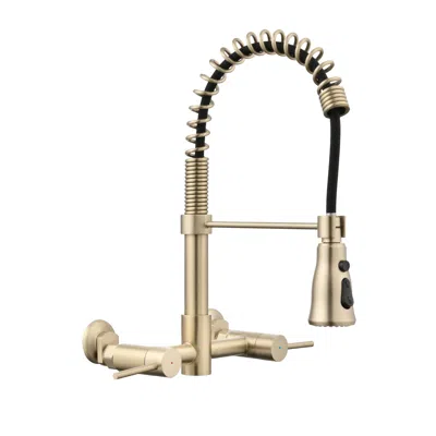 Streamdale Furniture Streamdale 3 Functions Wall Mounted Bridge Kitchen Faucet