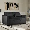 Streamdale Furniture Streamdale 3-in-1 Convertible Sofa Bed With Reclining Backrest And Pillows