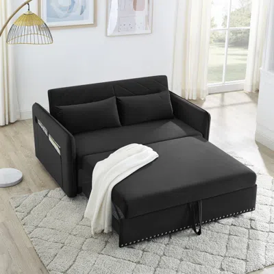 Streamdale Furniture Streamdale 3-in-1 Pull-out Sofa Sleeper With Cushions