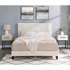 Streamdale Furniture Streamdale 3-piece Bedroom Set, Plush 3d Upholstered Bed With Two Nightstands, Full