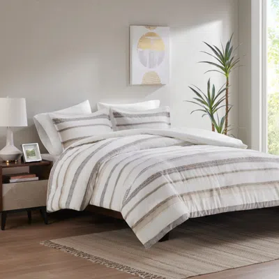 Streamdale Furniture Streamdale 3 Piece Clipped Jacquard Duvet Cover Set