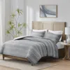Streamdale Furniture Streamdale 3 Piece Clipped Jacquard Duvet Cover Set