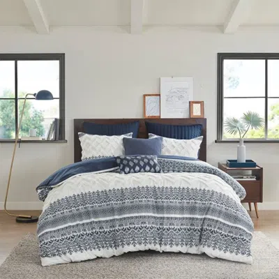 Streamdale Furniture Streamdale 3 Piece Cotton Duvet Cover Set With Chenille Tufting