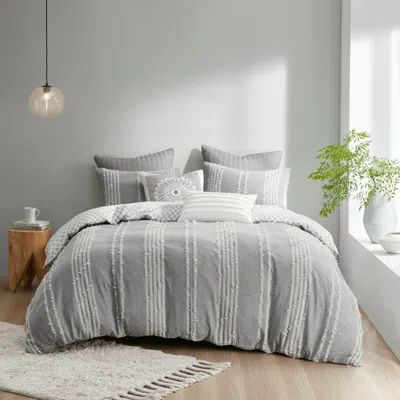 Streamdale Furniture Streamdale 3 Piece Cotton Jacquard Duvet Cover Set