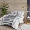 Streamdale Furniture Streamdale 3 Piece Cotton Printed Duvet Cover Set W/ Trims