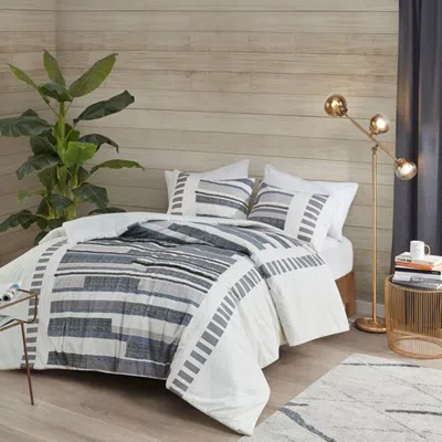 Streamdale Furniture Streamdale 3 Piece Cotton Printed Duvet Cover Set W/ Trims