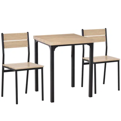 Streamdale Furniture Streamdale 3 Piece Dining Table Set For 2 In Neutral