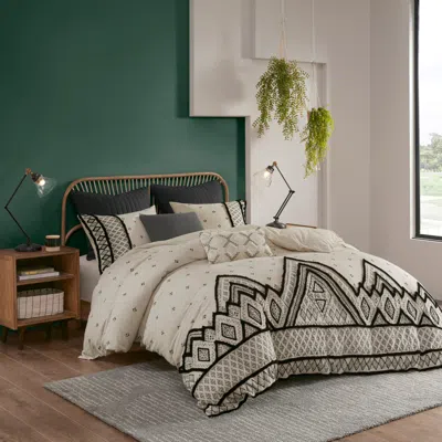 Streamdale Furniture Streamdale 3 Piece Flax And Cotton Blended Duvet Cover Set