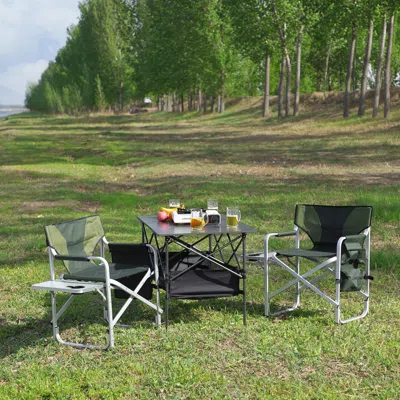 Streamdale Furniture Streamdale 3-piece Folding Outdoor Table And Chairs Set
