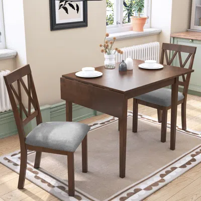 Streamdale Furniture Streamdale 3-piece Kitchen & Dining Set For Small Spaces