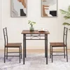 Streamdale Furniture Streamdale 3-piece Kitchen Dining Room Table Set Retro Chair