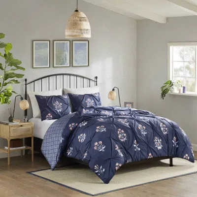 Streamdale Furniture Streamdale 3 Piece Pintuck Duvet Cover Set