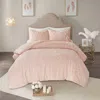 Streamdale Furniture Streamdale 3-piece Tufted Cotton Chenille Medallion Duvet Cover Set