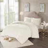 Streamdale Furniture Streamdale 3-piece Tufted Cotton Chenille Medallion Duvet Cover Set