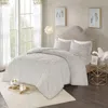 Streamdale Furniture Streamdale 3-piece Tufted Cotton Chenille Medallion Duvet Cover Set