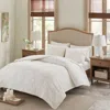 Shop Streamdale Furniture Streamdale 3 Piece Tufted Cotton Chenille Palm Duvet Cover Set