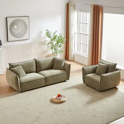 STREAMDALE FURNITURE STREAMDALE 3-SEATER + 1-SEATER COMBO SOFA MODERN LIVING ROOM SOFA