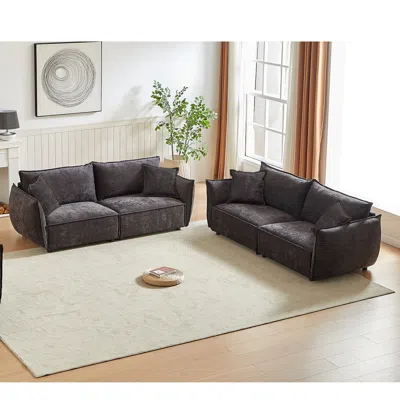 Streamdale Furniture Streamdale 3-seater + 3-seater Combo Sofa Modern Living Room Sofa